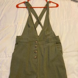 Cropped jumpsuit/overall